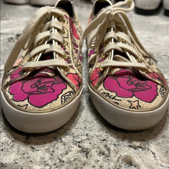 Coach Coach Women's Sneakers with Pink Sneakers Size 7.5 - Picture 4 of 12